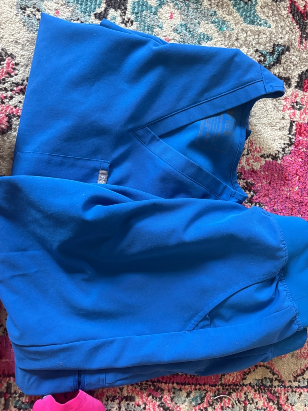 Figs Blue Scrubs set size medium